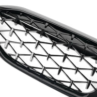 GRIGLIA M3 DIAMOND GLOSS per BMW Serie 3 G20 G21 Radiatore, Calandra Nero Silver