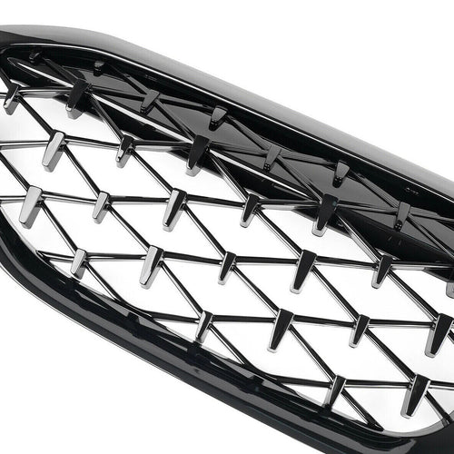 GRIGLIA M3 DIAMOND GLOSS per BMW Serie 3 G20 G21 Radiatore, Calandra Nero Silver