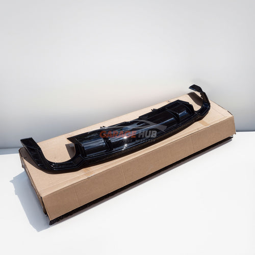 DIFFUSORE *RS-5 LOOK* per AUDI A5 dal 2017 per paraurti SLINE NERO LUCIDO ABS