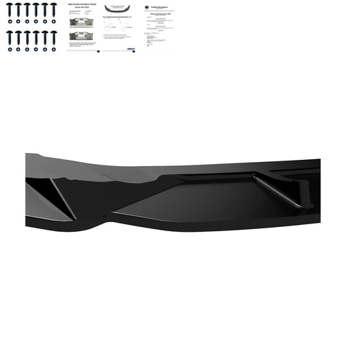 Splitter anteriore per VW VOLKSWAGEN Golf MK7 R 2013-2016 v2 con ABE TÜV