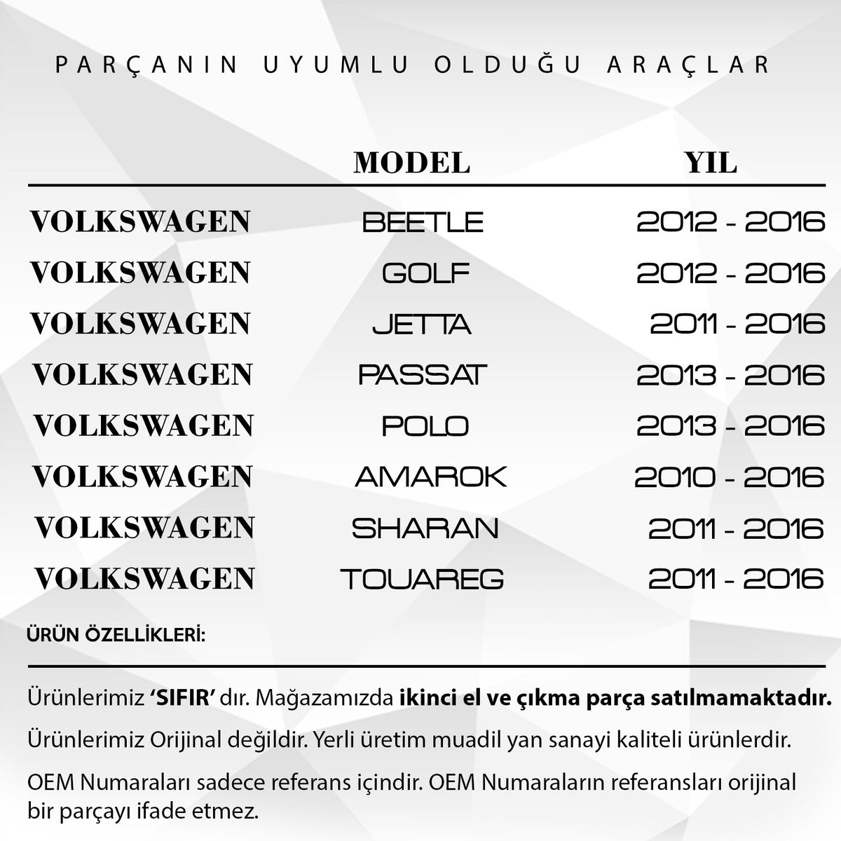 Presa terminale per per VW Beetle Passat Golf Sharan. – vista 2