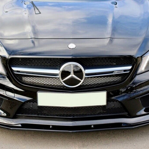 Spoiler per paraurti anteriore per Mercedes CLA45 C117 X117 (2013-2016) nero luc