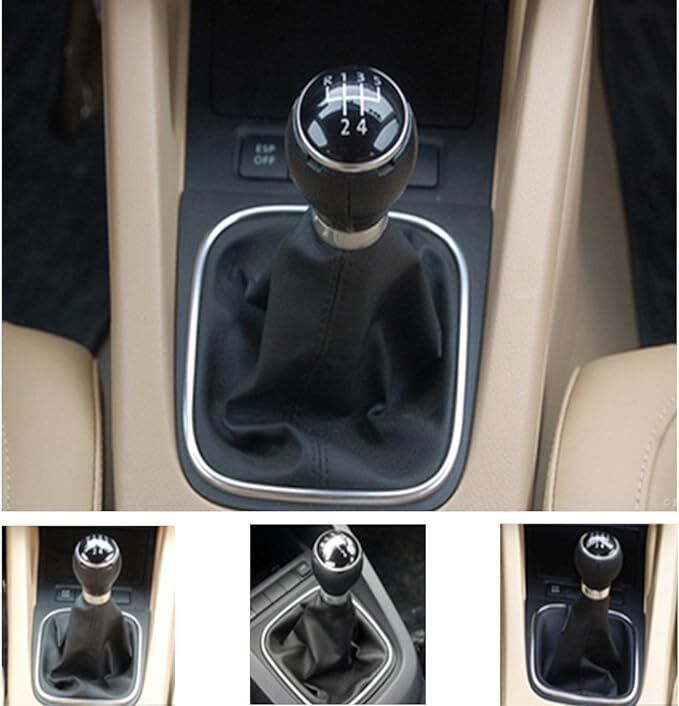 Manopola Leva 5 Marce Pomello Cambio per VW Golf 6 MK5 MK6 2005-2014 cuffia