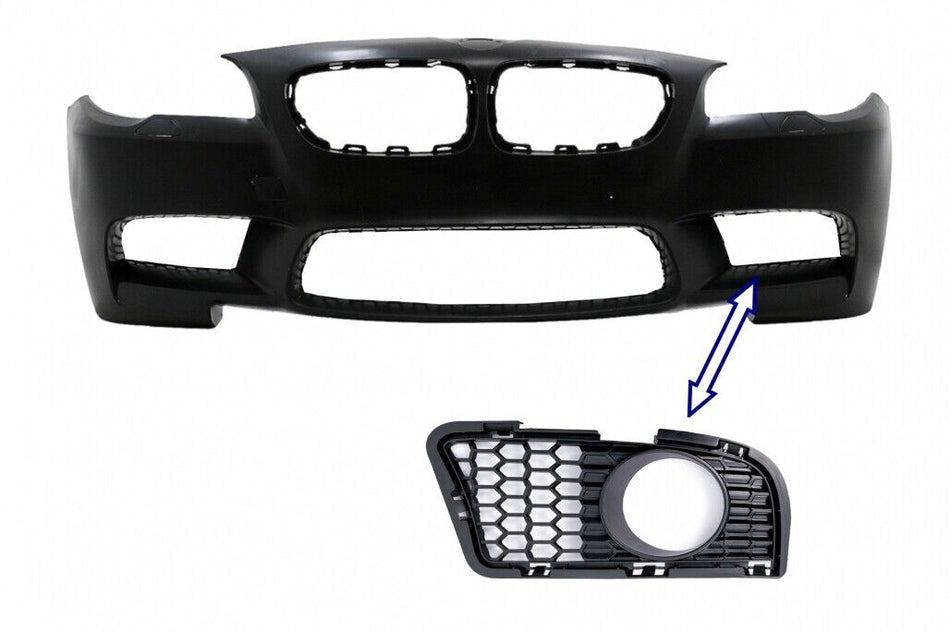 Griglia fendinebbia LATO SINISTRO per BMW Serie 5 F10 F11 NON LCI (2010-2014) so