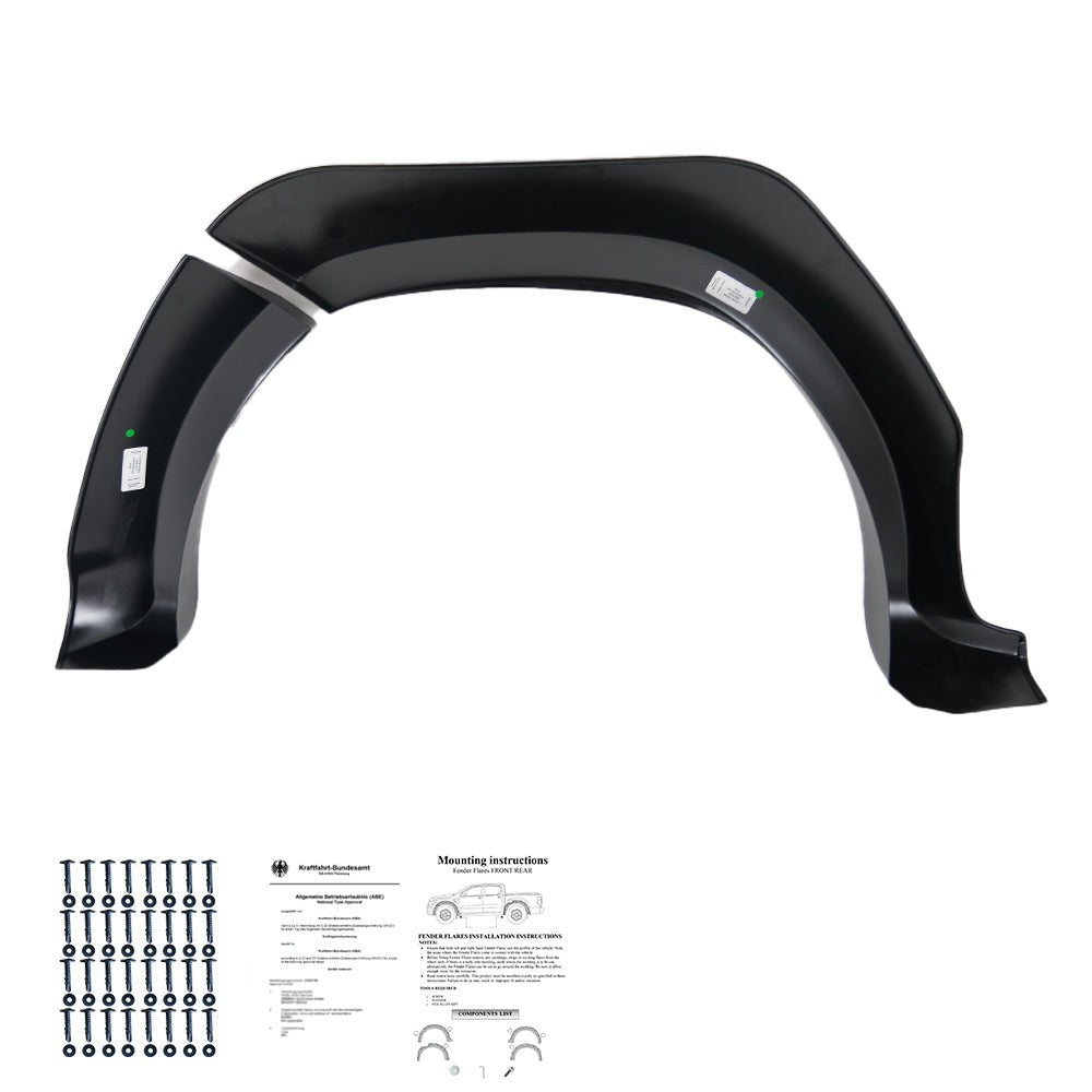 Parafanghi allargati compatibili con TOYOTA Hilux 2015-2020 con omologazione – vista 7