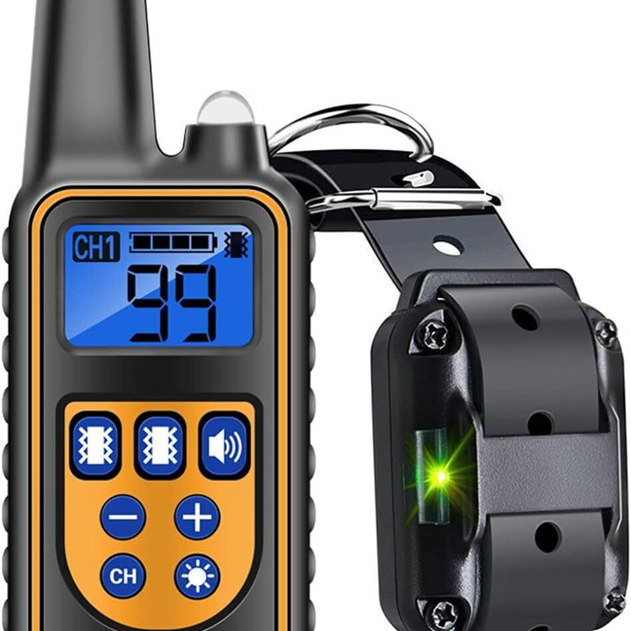 PER 1-2-3 CANI⭐COLLARE TELECOMANDO 800m ADDESTRAMENTO CANE SCOSSA,ELETTRICO LCD