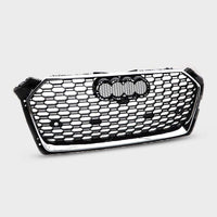 per AUDI A5 F5 2016-2019 Griglia Radiatore RS5 Look Nero Cromato
