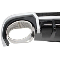 Punte di scarico per diffusore paraurti posteriore per Audi A4 B9 8W (2016-2018)