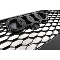 per AUDI Q7 4M 2015-2019 Griglia Anteriore RSQ7 Look Nero Lucido