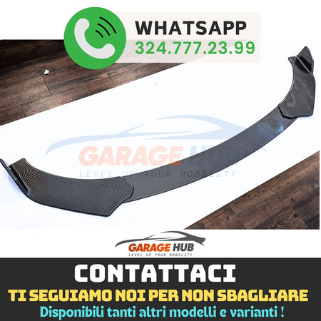 SOTTO PARAURTI RESA WOW! *CARBON* TUNING per AUDI A1 A3 A4 A5 Q3 RS S LINE