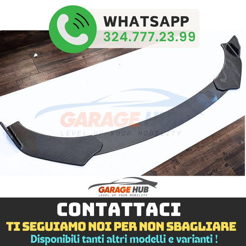 SOTTO PARAURTI 😍RESA WOW!😍 *CARBON* TUNING per AUDI A1 A3 A4 A5 Q3 RS S LINE