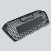 per AUDI A4 B9 2015-2019 Griglia Radiatore RS4 Look Nero Cromato