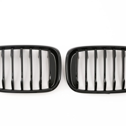 per BMW X3 X4 G01 G02 GRIGLIA DEL RADIATORE NERO LUCIDO