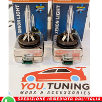 Kit Lampadine BI-XENON D1S Luci Auto RICAMBIO XENON Lampade 6000K - 10000LM