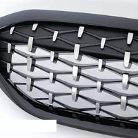 GRIGLIA M3 DIAMOND GLOSS per BMW Serie 3 G20 G21 Radiatore, Calandra Nero Silver