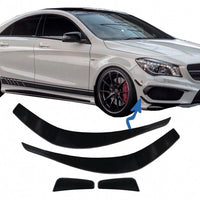 Pinne Splitter Paraurti Anteriore Aero per Mercedes CLA W117 C117 X117 (2013-201