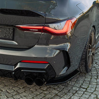 Splitter laterali posteriori compatibili con BMW Serie 4 (Coupé/Cabrio) G22 M-Pa
