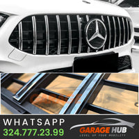 GRIGLIA A45 PANAMERICANA per MERCEDES CLASSE A W177 2018-2023 SILVER - CROMATA