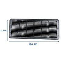 Griglia Tendina Tettuccio Mercedes Classe E (W210-W211) - NERO 2 Pezzi