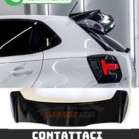 Alettone GT BATMAN Spoiler Tetto per VW POLO 6 MK6 (AW1) dal 2017 Nero Lucido