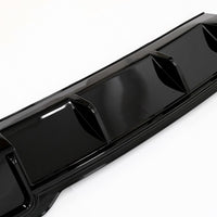 DIFFUSORE RS3 LOOK per Audi A3 8V SPORTBACK 2016-2019, (SOLO PER S-LINE) NERO