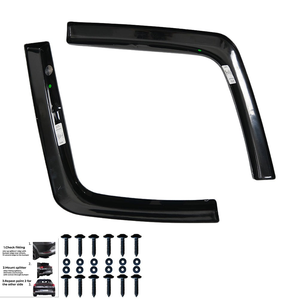 Spoiler laterali posteriori compatibili con VW VOLKSWAGEN Transporter T7 2024+ / – vista 9