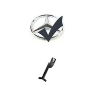 per Mercedes C W203 Griglia Anteriore A Nido D'APE Cromata AMG