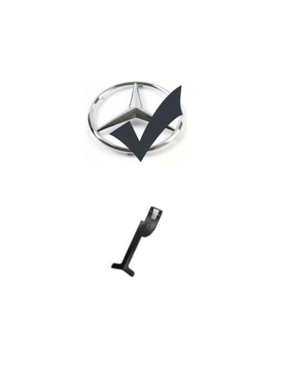 per Mercedes C W203 Griglia Anteriore A Nido D'APE Cromata AMG