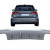DIFFUSORE RS3 LOOK per Audi A3 8V SPORTBACK dal 2016-2019 (SOLO PER S-LINE) silv