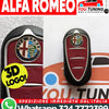 GUSCIO CHIAVE TELECOMANDO 3 TASTI PER ALFA ROMEO,MITO GIULIETTA +LOGO-3D