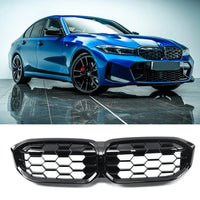 GRIGLIA a Nido d'Ape per BMW Serie 3 RESTYLYNG dal 2022+ G20, G21 NERO LUCIDO