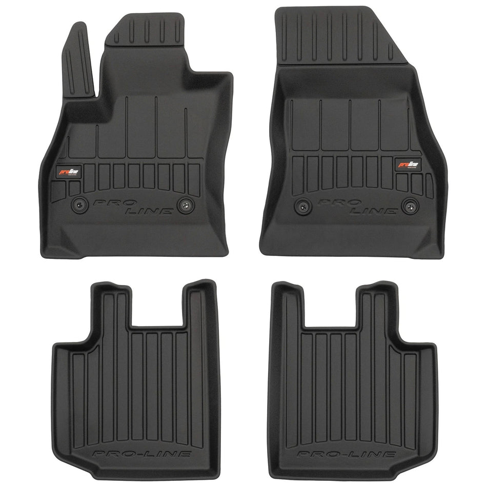 Tappetini Auto TPE Frogum Pro-Line per Fiat 500L 2012-2022 TPE set di tappeti pe