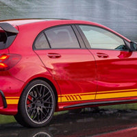 Decalcomanie laterali Adesivo in vinile arancione opaco per Mercedes C238 Coupe