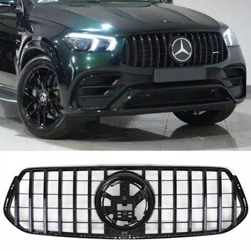 GRIGLIA PANAMERICA per MERCEDES GLE W167 Total-Black AMG LOOK  *PREMIUM DESIGN*