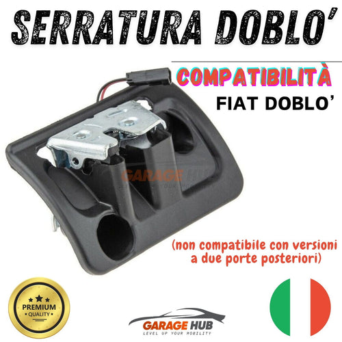 Serratura Cofano Posteriore Portellone Bagagliaio Fiat Doblo 119 223 dal 2001