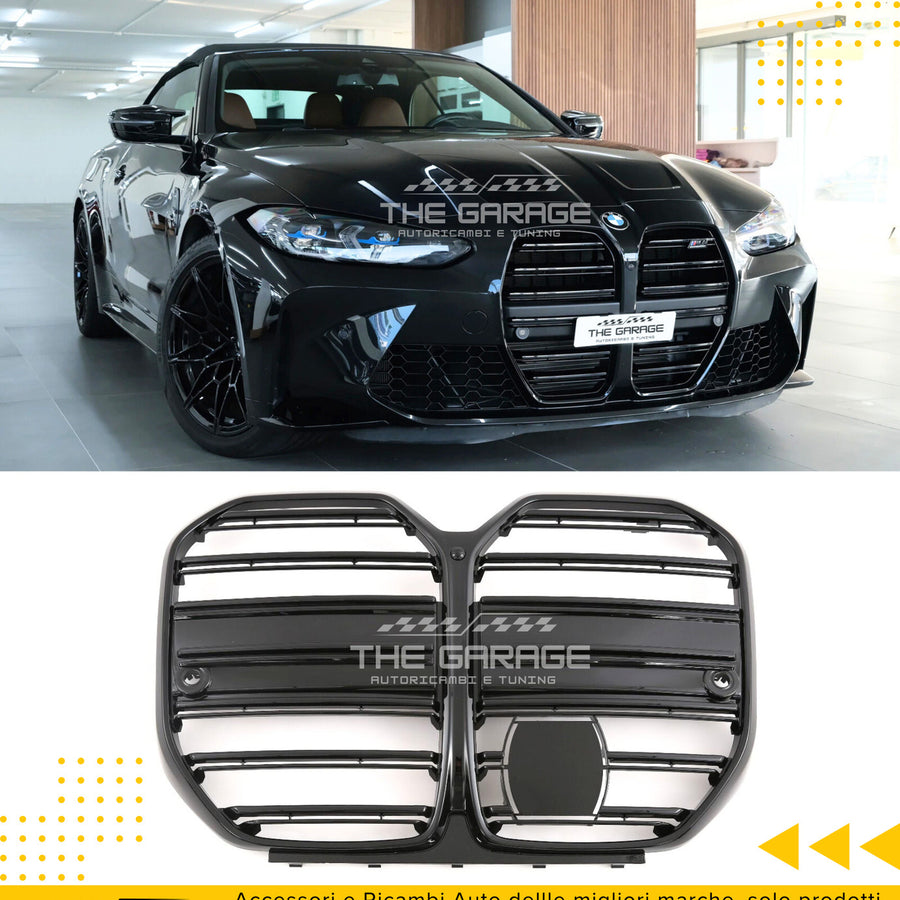 ⭐GRIGLIA M4 SPORTIVA PANAMERICA per BMW SERIE 4 G26 GRAN COUPE NERO LUCIDO