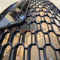 Griglia QUATTRO Nero Lucido RS5 LOOK Nido d'ape per --> Audi A5 B9 2016-2019