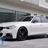 Adesivo per decalcomanie laterali in vinile nero opaco per BMW Serie 3 F30 F31 (