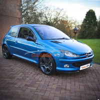 LAMA FRONTALE 🏁SPORT🏁PEUGEOT 206 SOTTO PARAURTI SPLITTER SPOILER ANTERIORE