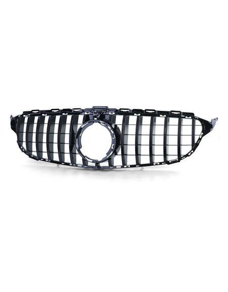 per Mercedes C205 Coupe 18-21 Griglia Radiatore Panamericana 360° AMG