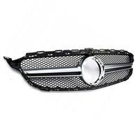 per Mercedes C C205 Coupe 18-21 Griglia Radiatore 360° Look AMG