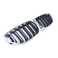 per Serie 5 E60 E61 2003-2010 Griglia M Look Nero Cromato