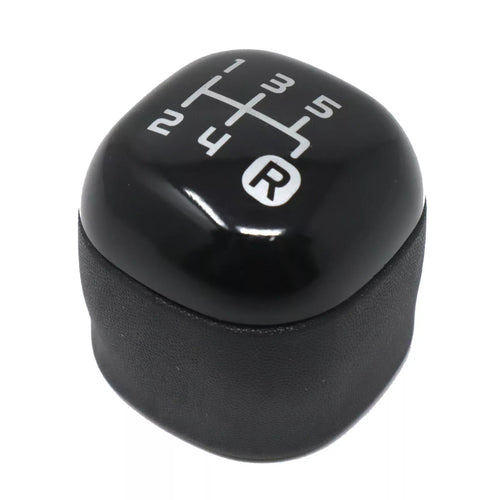 Pomello Manopola 5 Marce leva cambio manuale NERO per Fiat Panda 2012-2024