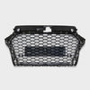 per AUDI A3 8V 2016-2020 Griglia Anteriore in Ottica RS3 Nero