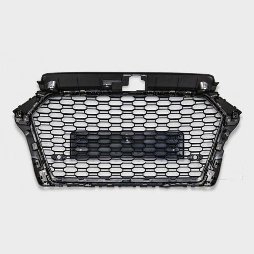 per AUDI A3 8V 2016-2020 Griglia Anteriore in Ottica RS3 Nero