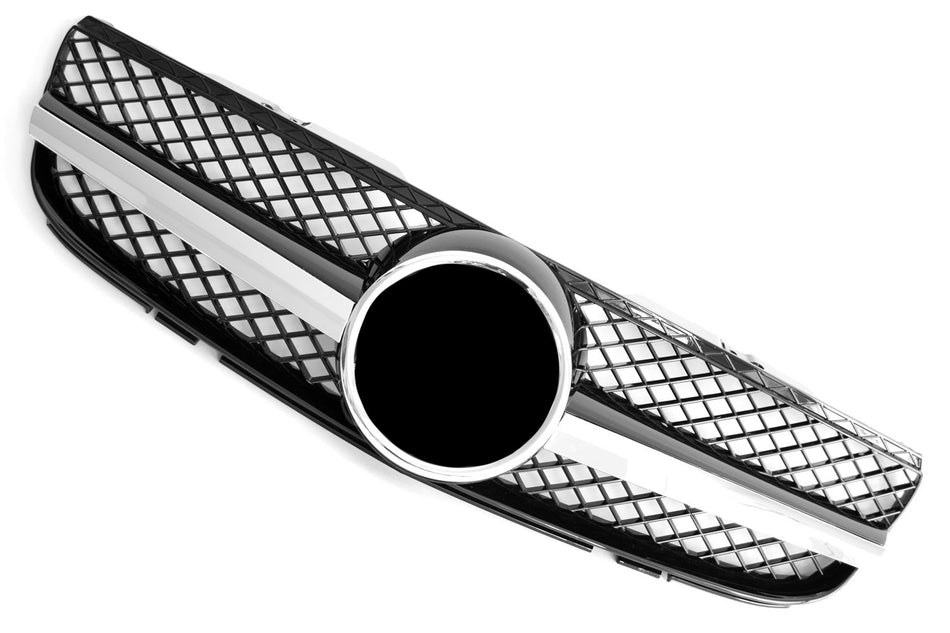 Griglia sportiva griglia per Mercedes R230 SL 2006-2008 cromo nero look AMG