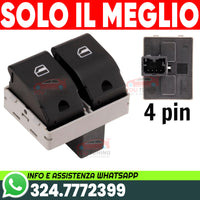 Pulsantiera,tasti alzacristalli lato guida per VW Polo IV duee,tre🌟volumi 8G3