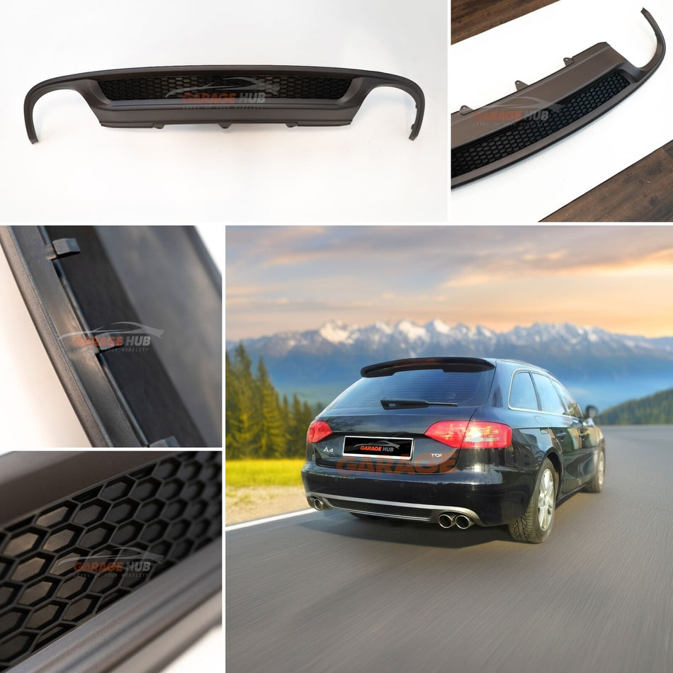 TRASFORMAZIONE da A4 STANDARD a ✨S-LINE -> DIFFUSORE per AUDI A4 B8 8K 2012-2015