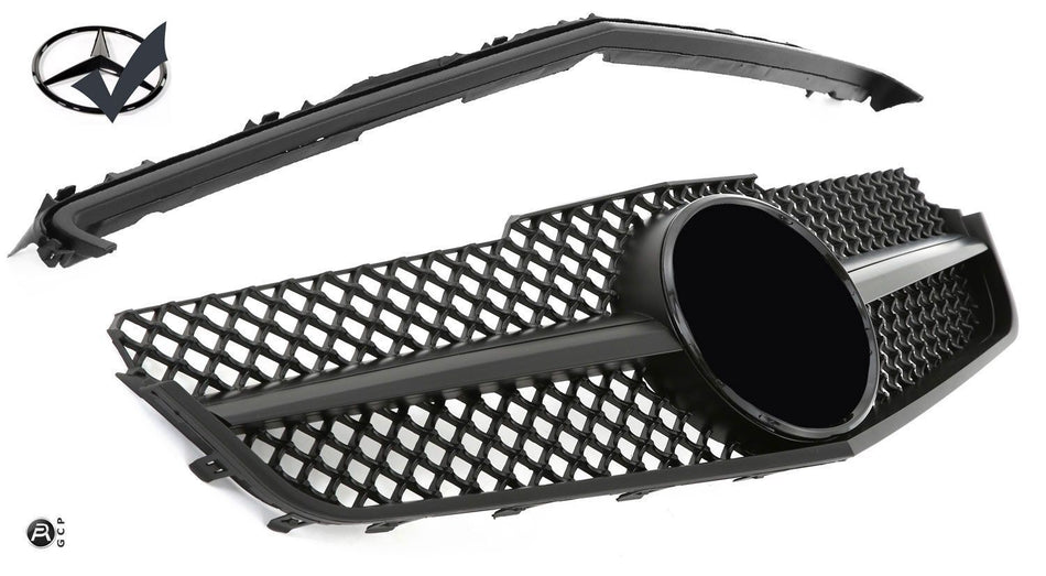 Griglia sportiva per Mercedes W207 E Coupe Cabrio OPACO AMG LOOK