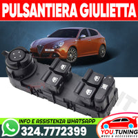 Pulsantiera Alzavetro console ALFA ROMEO Giulietta 2010-2020 940 ALTA QUALITA'